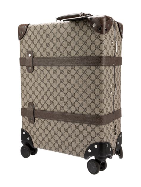 x Globe Trotter GG Supreme Medium Suitcase .